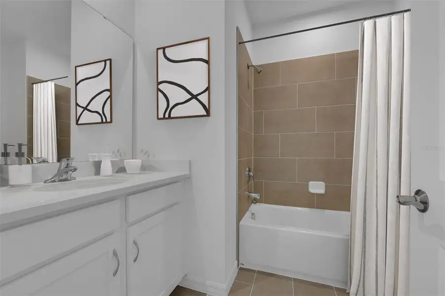 Furnished interior view inside a new home in Brack Ranch, St. Cloud (Image 2). Furnished interior view inside a new home in Brack Ranch, St. Cloud (Image 2).