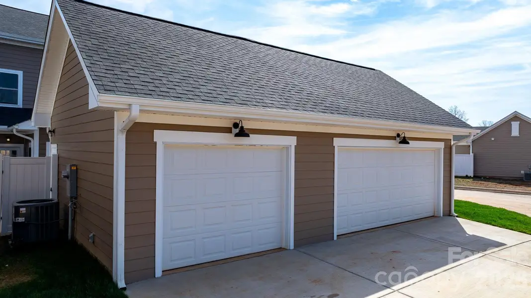 Exterior details and patio area of a home in , Hickory (Image 3).