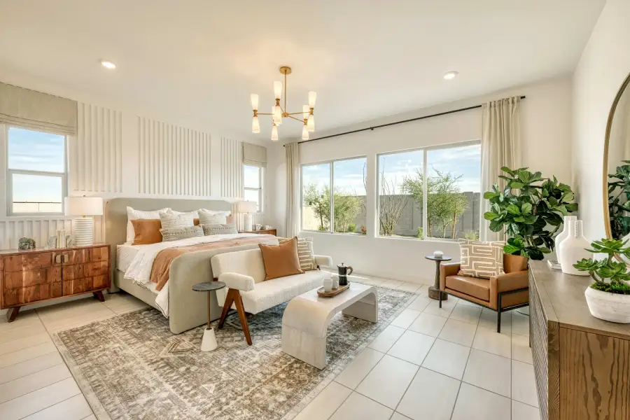 Furnished interior view inside a new home in Abel Ranch, Goodyear (Image 13). Furnished interior view inside a new home in Abel Ranch, Goodyear (Image 13).