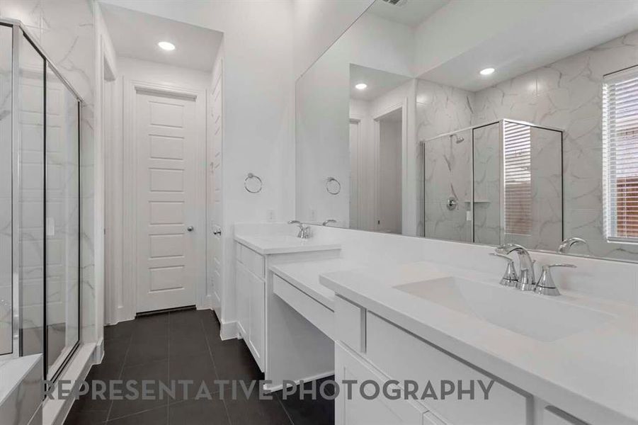 Furnished interior view inside a new home in Sandbrock Ranch, Aubrey (Image 4). Furnished interior view inside a new home in Sandbrock Ranch, Aubrey (Image 4).