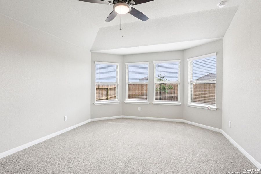 Spacious, unfurnished interior of a new home in Legendary Trails - Premier Series, Cibolo (Image 27). Spacious, unfurnished interior of a new home in Legendary Trails - Premier Series, Cibolo (Image 27).