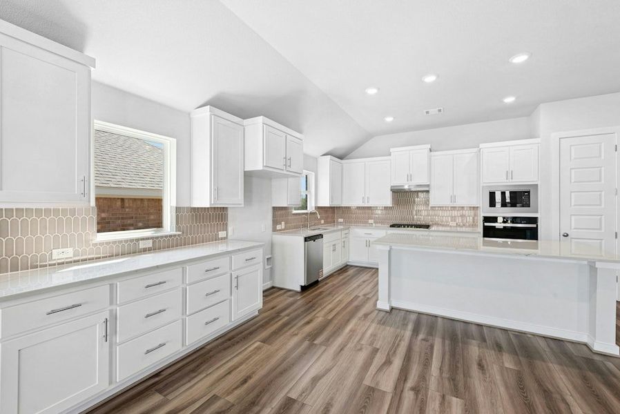 Furnished interior view inside a new home in The Colony, Bastrop (Image 6).