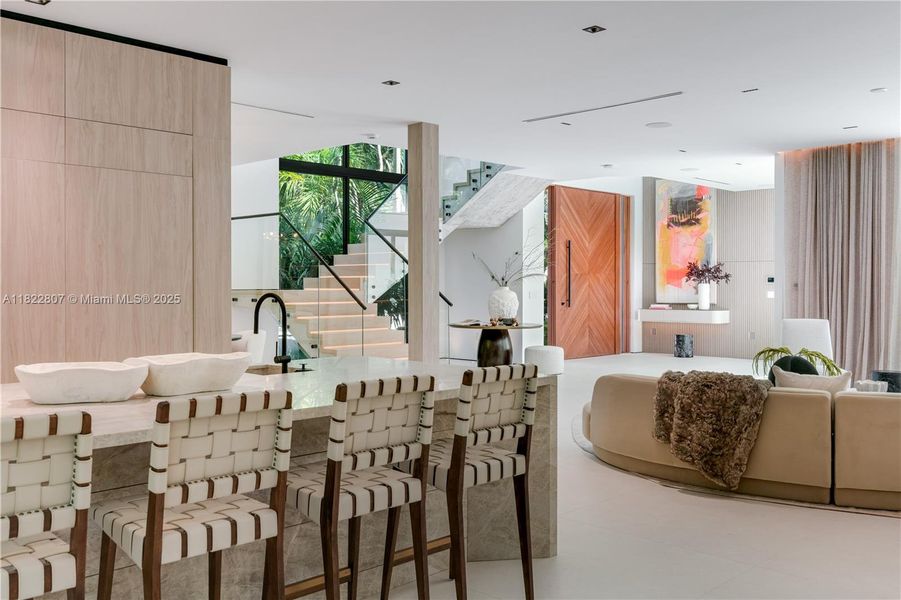 Furnished interior view inside a new home in , Miami (Image 8). Furnished interior view inside a new home in , Miami (Image 8).