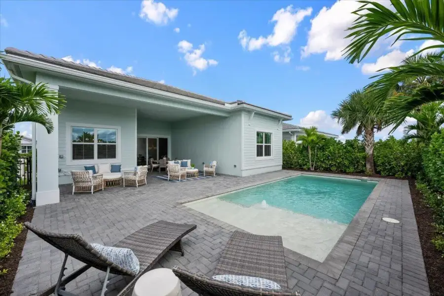 Rear Exterior and Pool