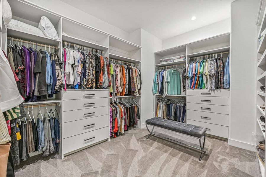 Furnished interior view inside a new home in , Manvel (Image 34).