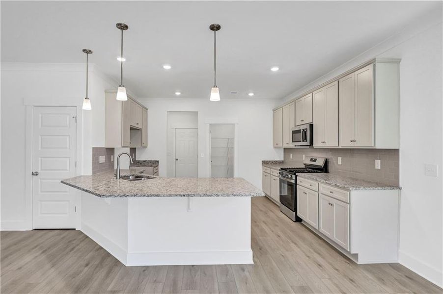 Furnished interior view inside a new home in Villas at Dawsonville, Dawsonville (Image 16).