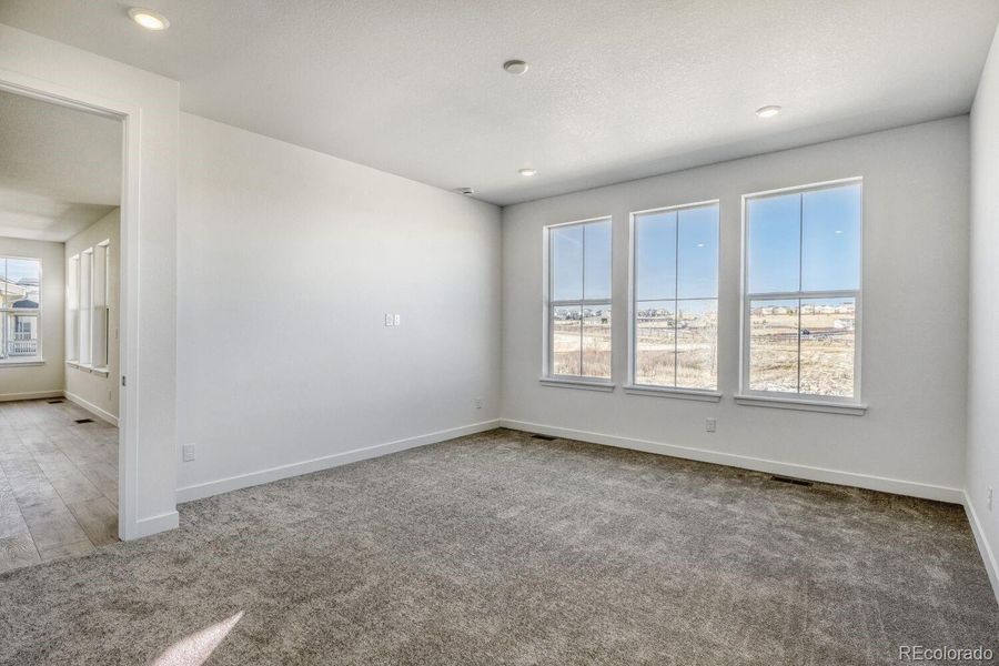 Spacious, unfurnished interior of a new home in Newlin Crossing, Parker (Image 12). Spacious, unfurnished interior of a new home in Newlin Crossing, Parker (Image 12).