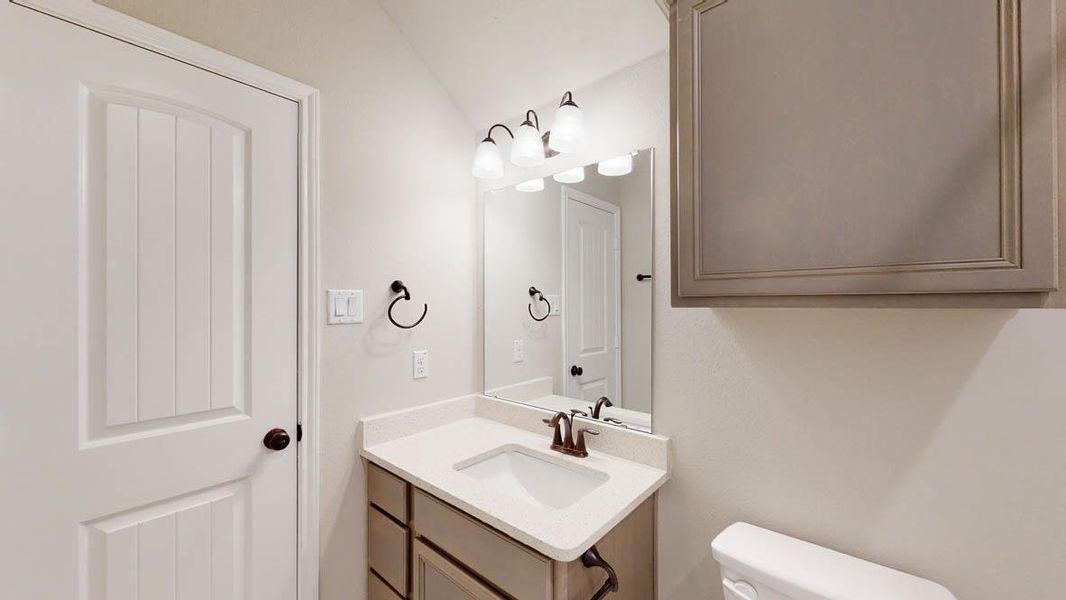 Furnished interior view inside a new home in Sterling Meadows, Salado (Image 4).