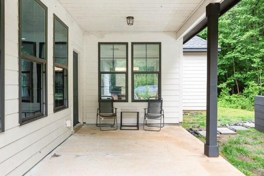 Exterior details and patio area of a home in , Douglasville (Image 26).