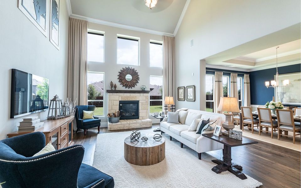 Furnished interior view inside a new home in High Park Hill, Arrington (Image 7).