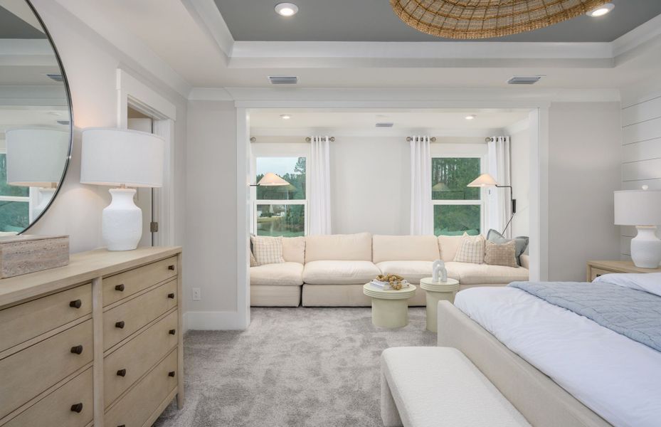 Furnished interior view inside a new home in Midpoint at New Riverside, Bluffton (Image 9).