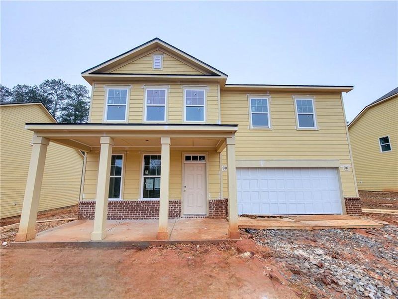 In-progress construction of a new home in The Estates at Casteel, Bethlehem, GA (Image 11).