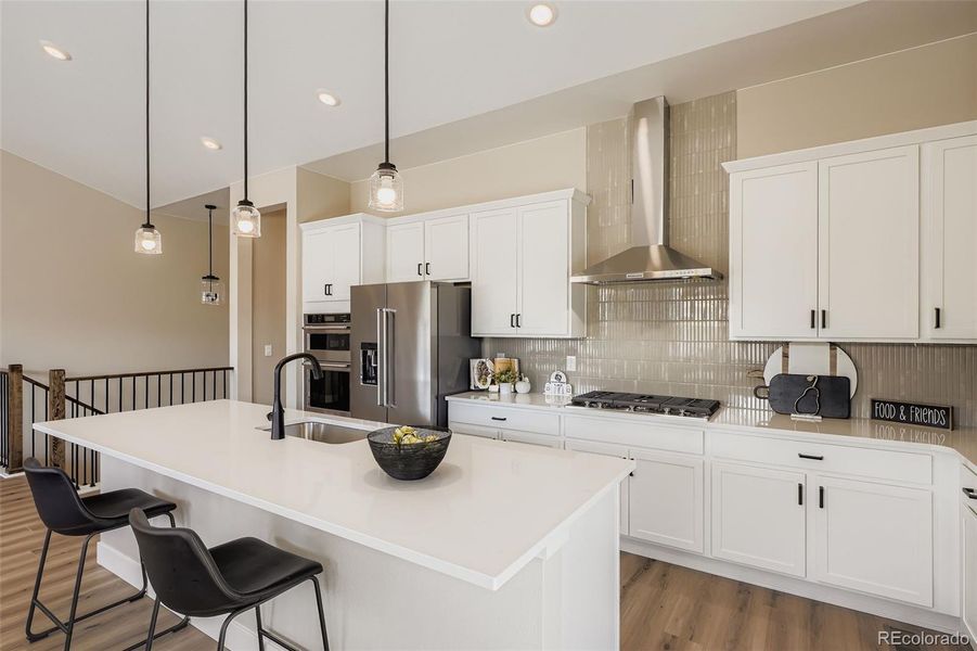Furnished interior view inside a new home in Hillside at Castle Rock, Castle Rock (Image 20).