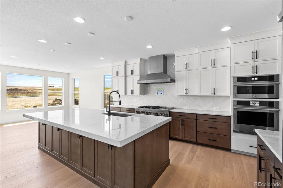 Furnished interior view inside a new home in Luxe at The Canyons, Castle Pines (Image 20).
