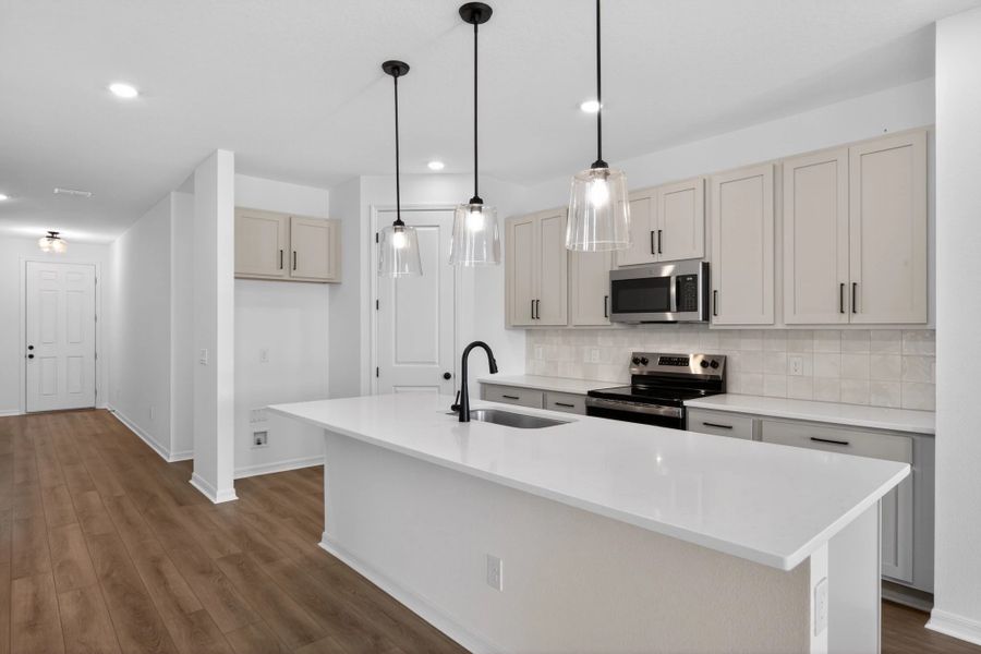 Furnished interior view inside a new home in Catamaran Cove, Rockledge (Image 5).