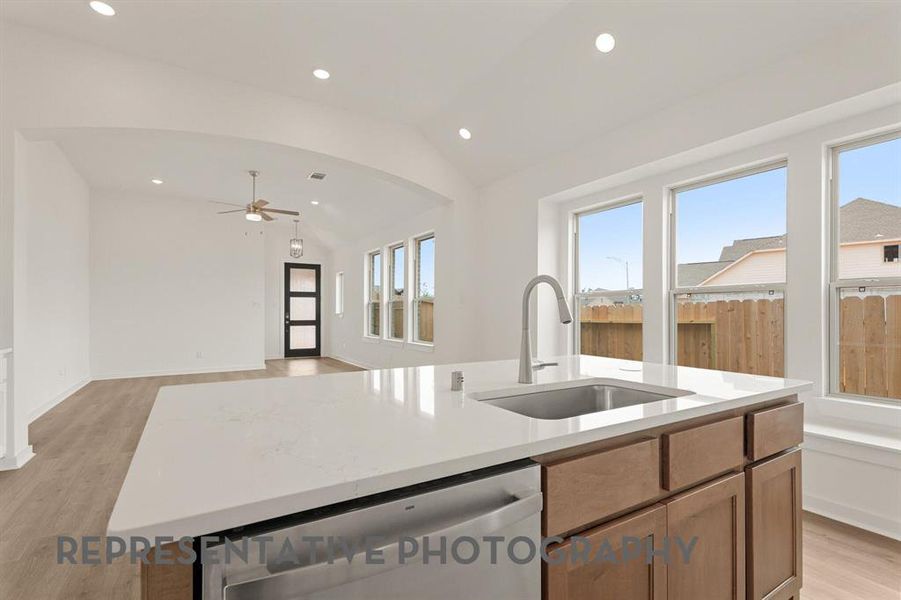 Furnished interior view inside a new home in Gateway Village - The Reserve, Denison (Image 12). Furnished interior view inside a new home in Gateway Village - The Reserve, Denison (Image 12).