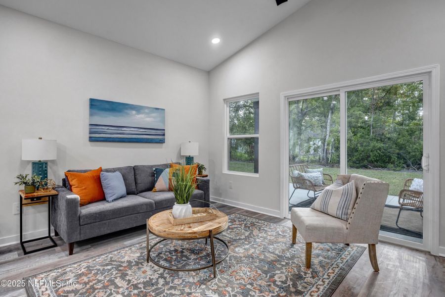 Furnished interior view inside a new home in , Baldwin (Image 28).