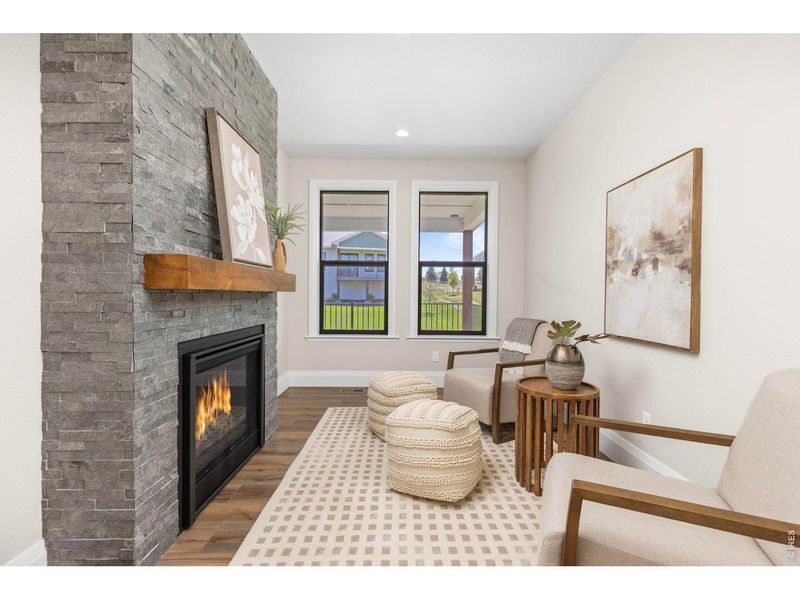 Furnished interior view inside a new home in , Greeley (Image 17). Furnished interior view inside a new home in , Greeley (Image 17).