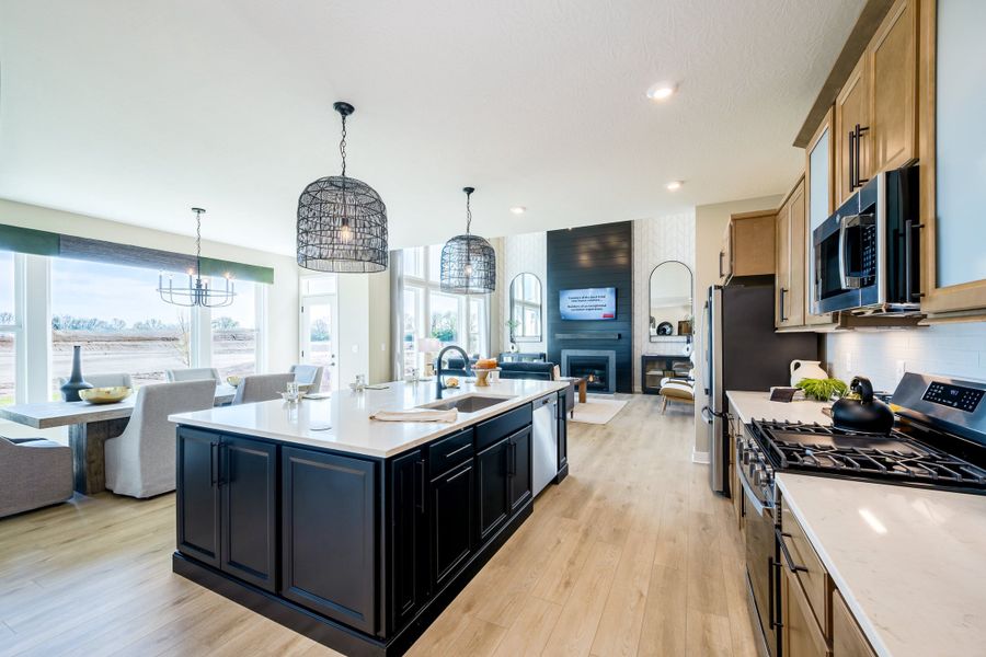 Representative furnished interior of a home built from the Grandin by Fischer Homes in The Dunes at Sandbar, Santa Rosa Beach (Image 57).