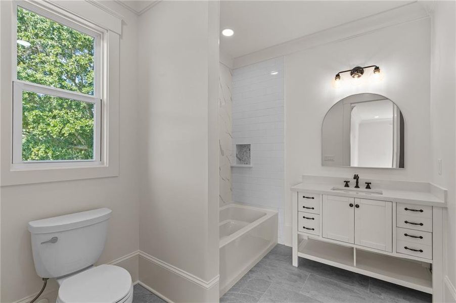 Furnished interior view inside a new home in , Dacula (Image 13).