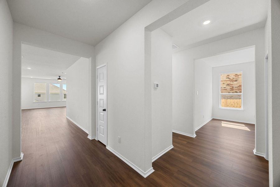 Spacious, unfurnished interior of a new home in Salerno - Classic Collection, Round Rock (Image 17).