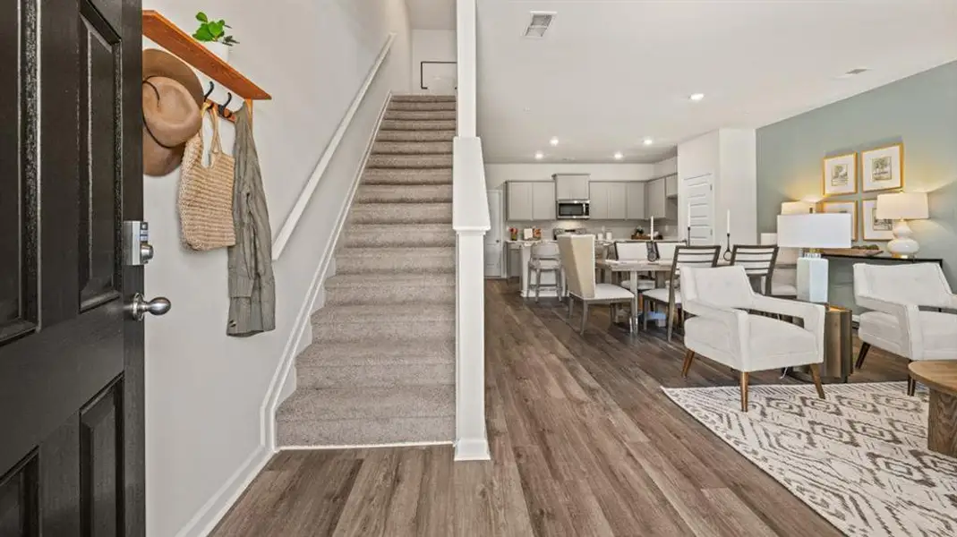 Furnished interior view inside a new home in , Stockbridge (Image 3).