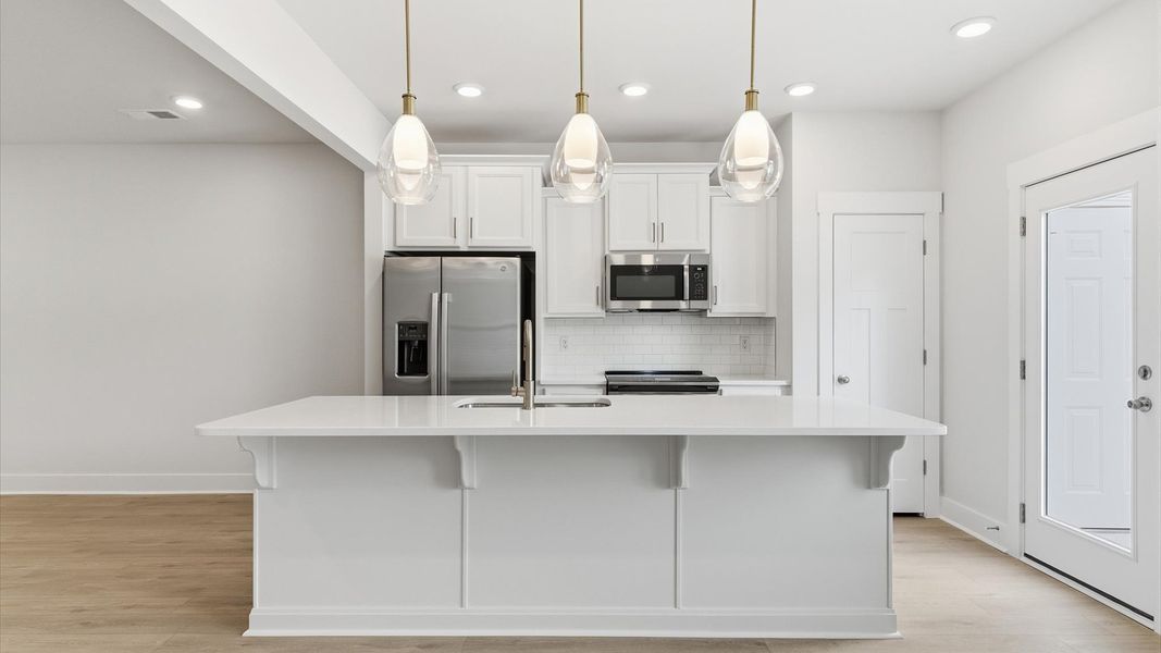 Furnished interior view inside a new home in Gresham Station, Simpsonville (Image 11).