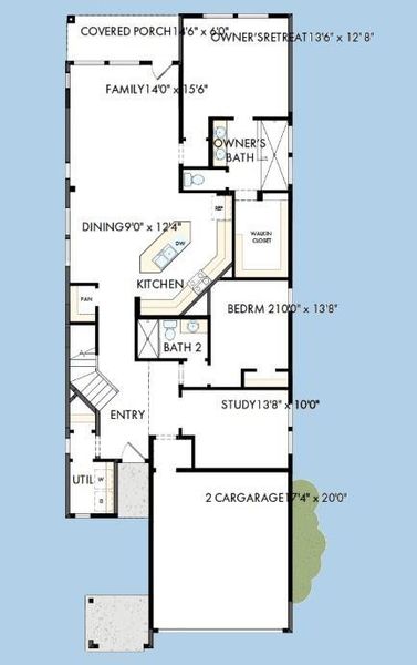 The success of a floor plan is the way you can move through it…You’ll be amazed at how well this home lives…We call it traffic patterns.