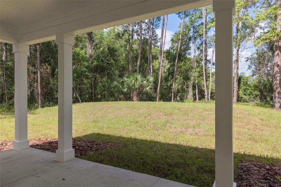 Exterior details and patio area of a home in , Micanopy (Image 3).