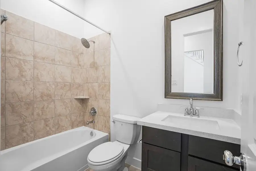 Furnished interior view inside a new home in Avalon at Cypress, Cypress (Image 7).