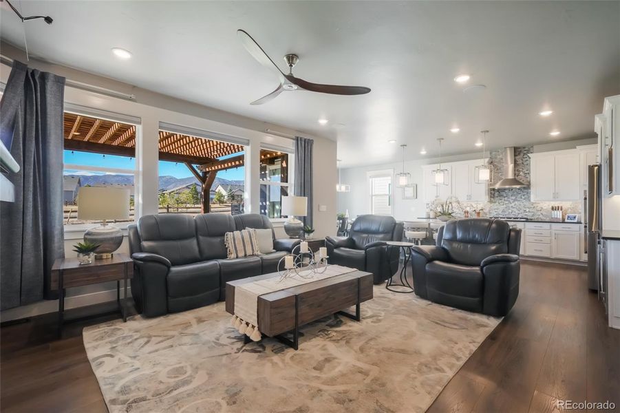 Furnished interior view inside a new home in , Monument (Image 30).