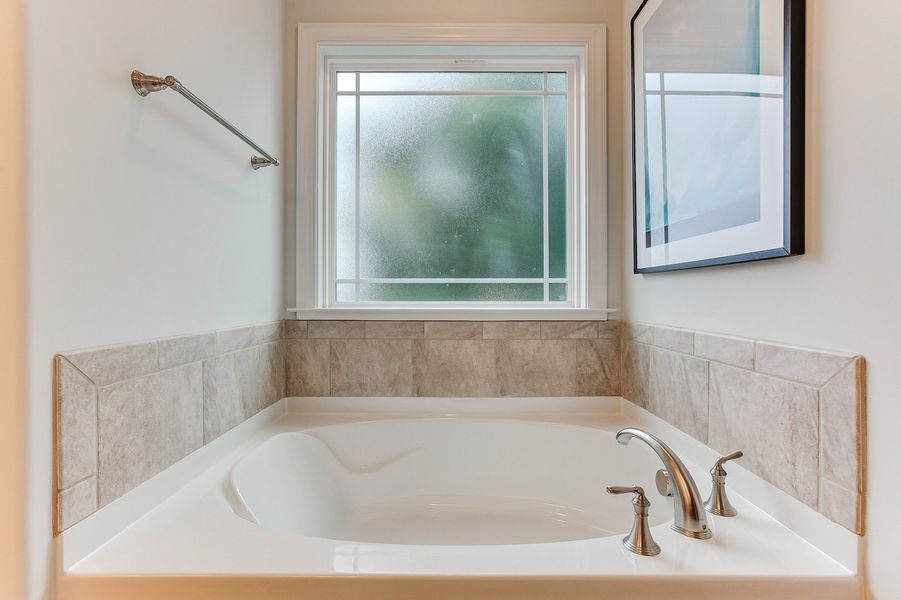 Representative furnished interior of a home built from the Ashton by Keystone Homes NC in Weybridge, Burlington (Image 44).