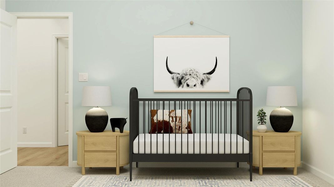 Furnished interior view inside a new home in Samara, League City (Image 13).