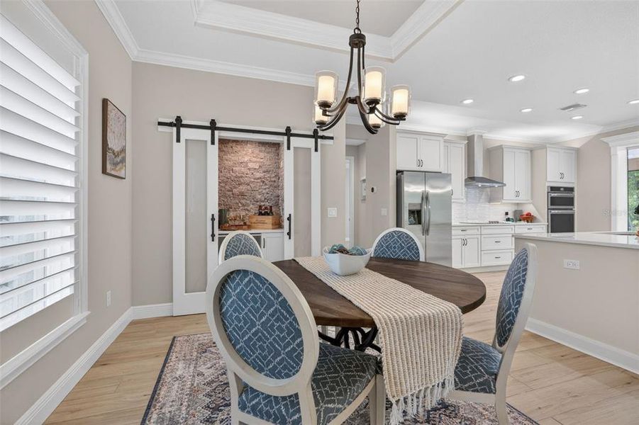 Furnished interior view inside a new home in , Beverly Hills (Image 12).