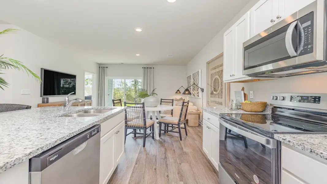 Furnished interior view inside a new home in Brunswick Plantation, Ash (Image 6).