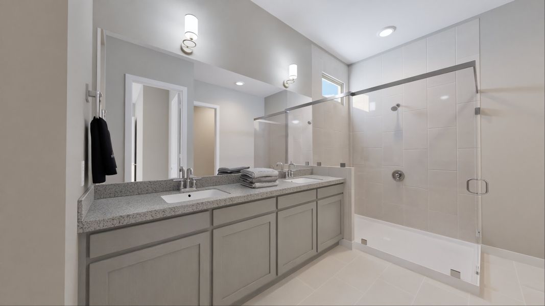 Representative furnished interior of a home built from the O'Conner by Tricoast Homes in Summer Place 35', Montgomery (Image 9). Representative furnished interior of a home built from the O'Conner by Tricoast Homes in Summer Place 35', Montgomery (Image 9).