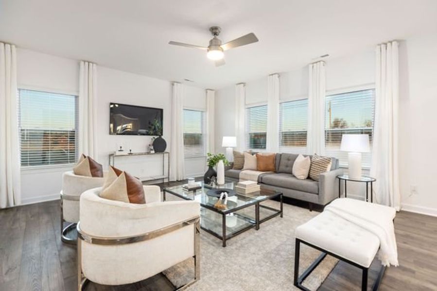 Representative furnished interior of a home built from the Calhoun by True Homes in Edgewater - The Greens, Lancaster (Image 10). Representative furnished interior of a home built from the Calhoun by True Homes in Edgewater - The Greens, Lancaster (Image 10).