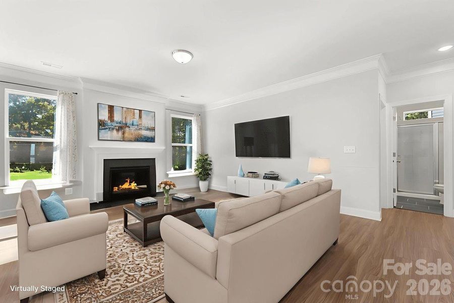 Furnished interior view inside a new home in Summerlin, Mooresville (Image 14).