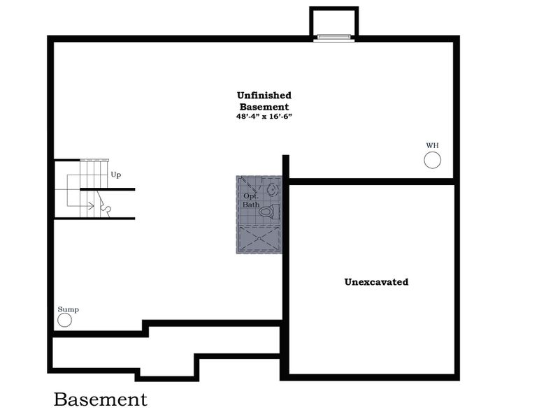2D floor plan layout for the The Brittain by Norfolk Homes in Fosdick Glen of Saline, Saline, MI (Image 5).