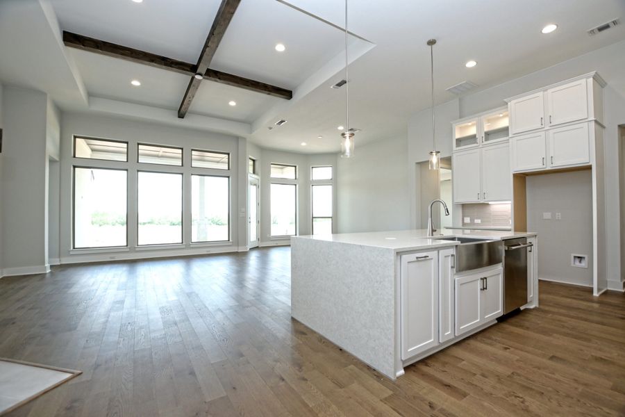 Representative furnished interior of a home built from the Llano II by Giddens Homes in Whispering Wind, Bertram (Image 75). Representative furnished interior of a home built from the Llano II by Giddens Homes in Whispering Wind, Bertram (Image 75).