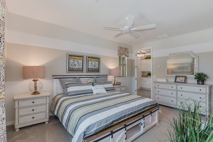 Representative furnished interior of a home built from the Crystal by Elliott Homes in Forté at Granite Vista, Waddell (Image 15).
