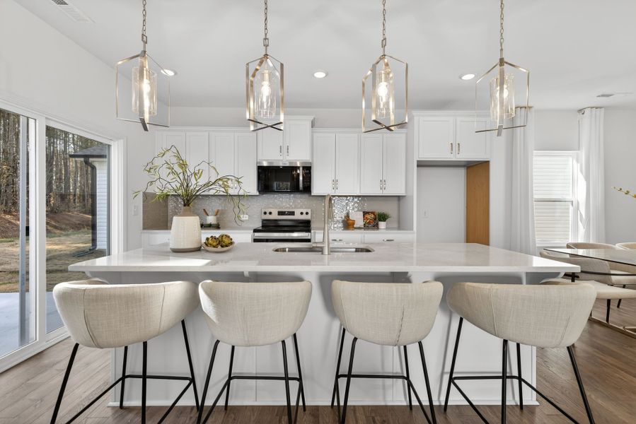 Furnished interior view inside a new home in Nathans Ridge, Lillington (Image 4).