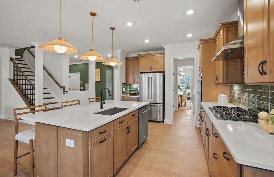 Furnished interior view inside a new home in Elmbrook, Indian Trail (Image 35).