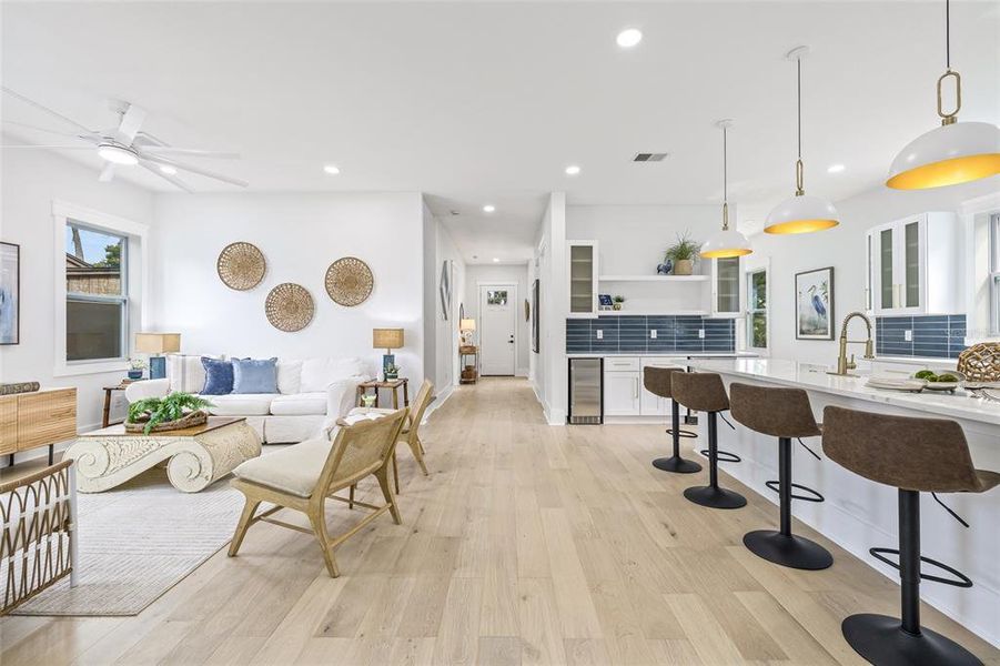 Furnished interior view inside a new home in , St. Petersburg (Image 29).