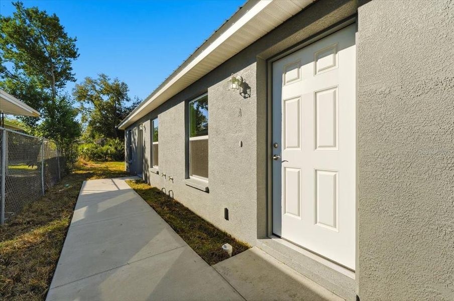 Exterior details and patio area of a home in , Winter Haven (Image 1). Exterior details and patio area of a home in , Winter Haven (Image 1).