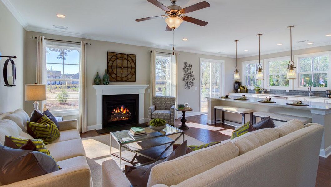 Furnished interior view inside a new home in Berkeley Bay, Ridgeville (Image 8).