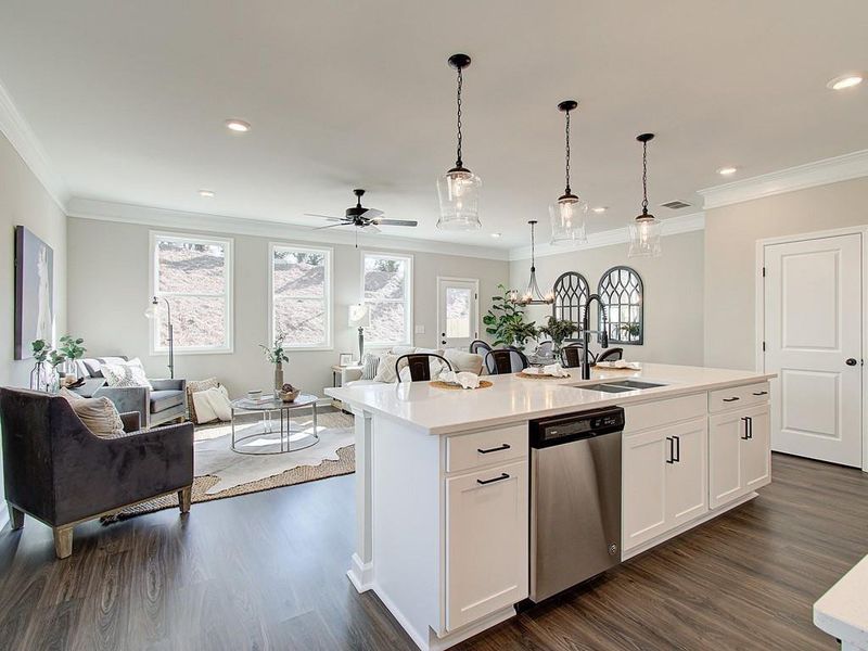 Furnished interior view inside a new home in Wilkins Walk, Mableton (Image 14).