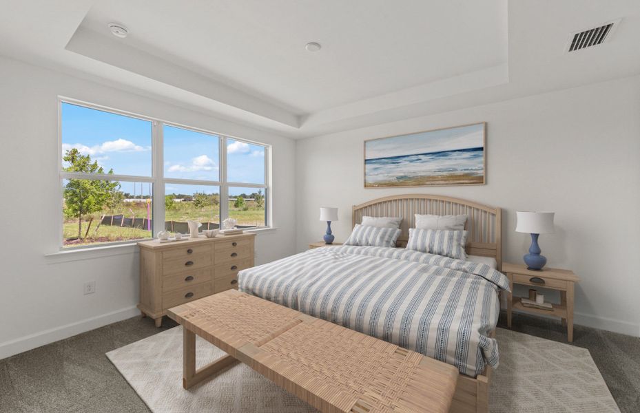 Furnished interior view inside a new home in Del Webb Oak Creek, North Fort Myers (Image 5).