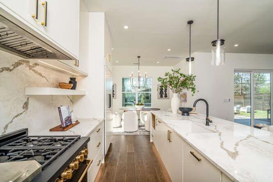 Furnished interior view inside a new home in , Austin (Image 10). Furnished interior view inside a new home in , Austin (Image 10).