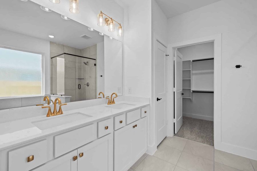 Furnished interior view inside a new home in The Woodlands Hills, Willis (Image 8).